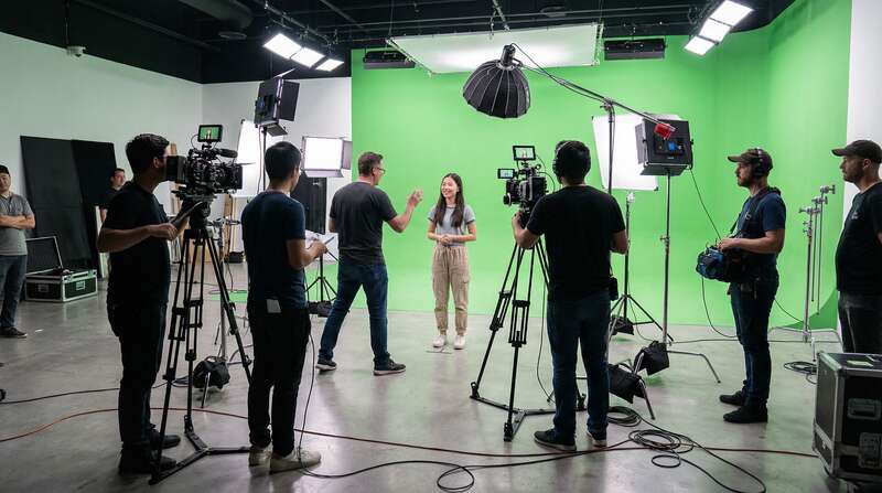 绿帽社拍摄现场